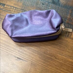 Ulta Beauty Purple Cosmetic Bag with Zipper Closure